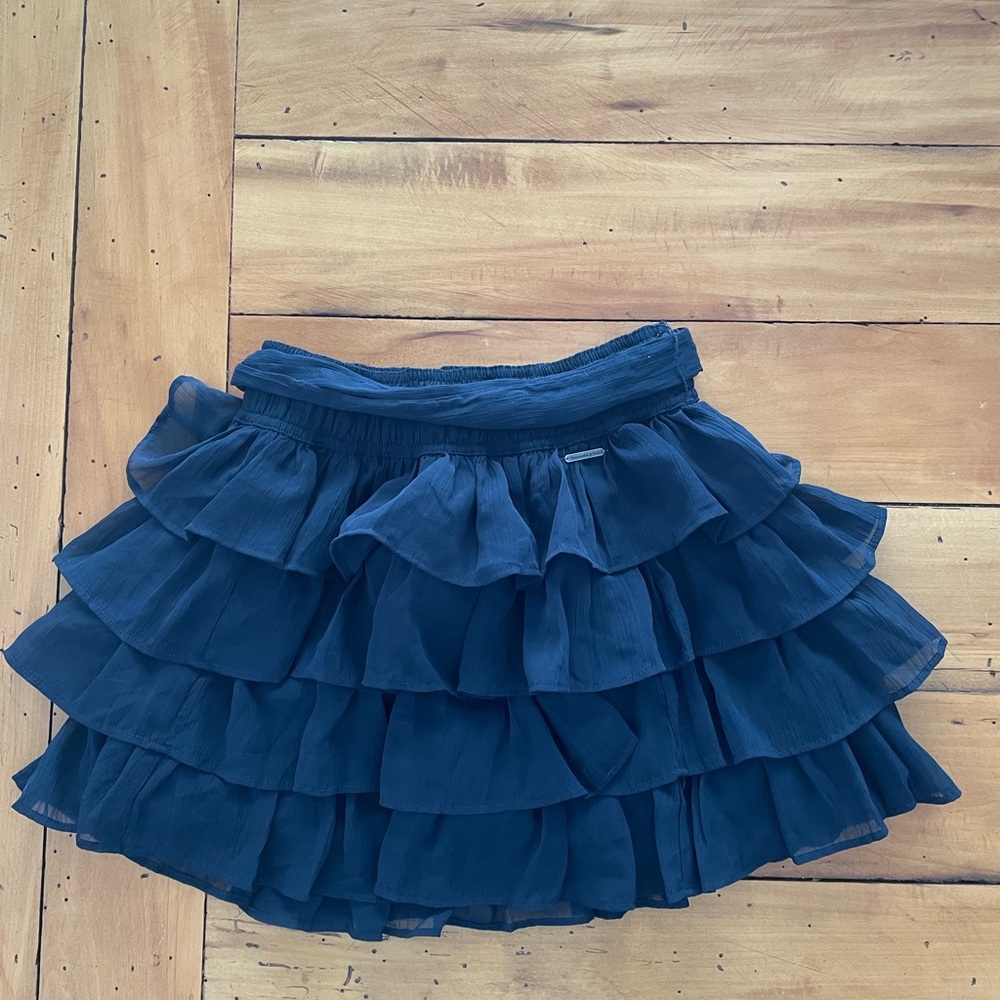 Abercrombie & Fitch Navy Layered  Skirt